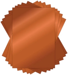 Craft Consortium A4 Card - Copper (orange) Mirror (10 ark)